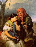  Alajos Gyorgyi  Giergl Consolation A Spain oil painting reproduction